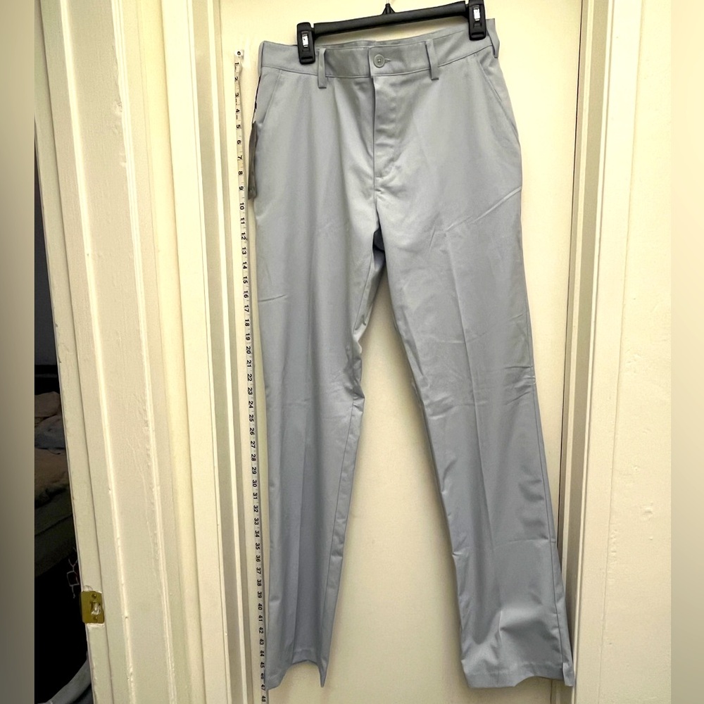 Gray adidas golf pants